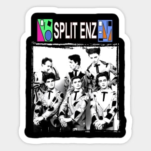 Split Enz Band Sticker